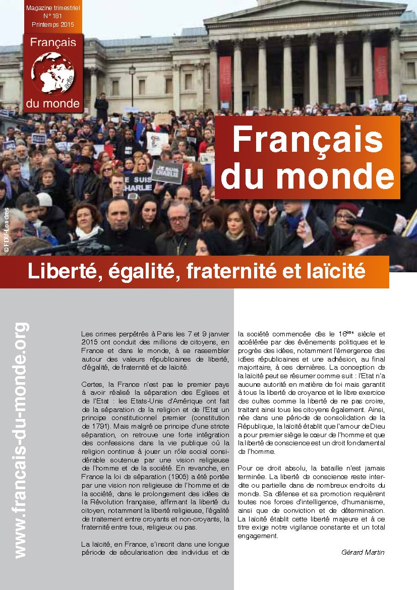 Le magazine de Français du monde - ADFE N°181