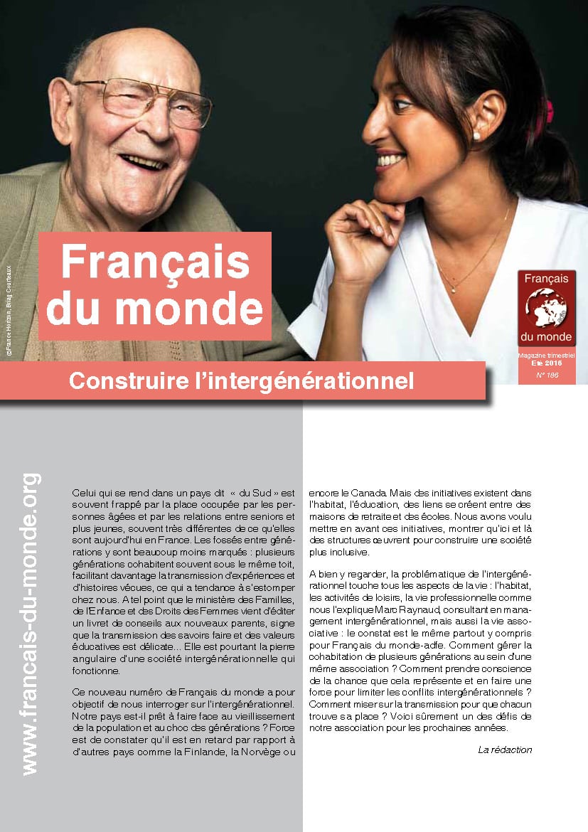 Le magazine de Français du monde - ADFE N°186