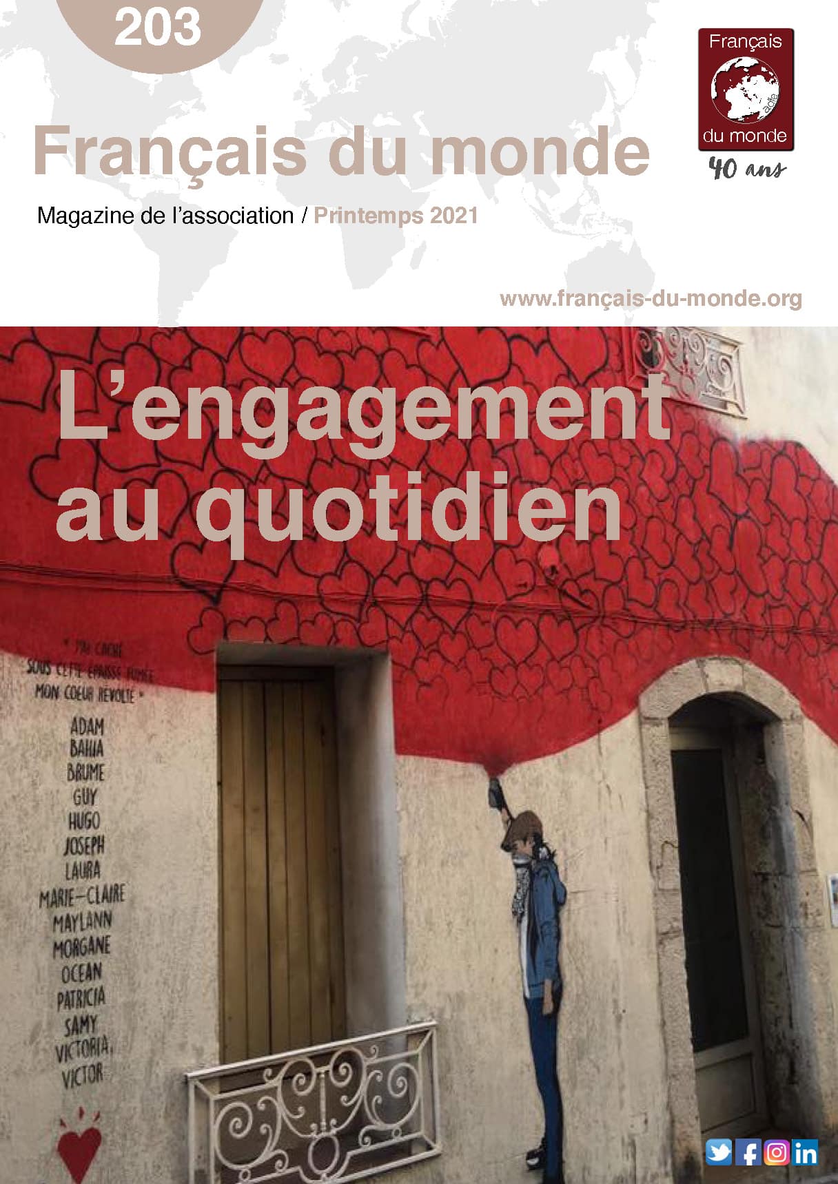Le magazine de Français du monde - ADFE N°203