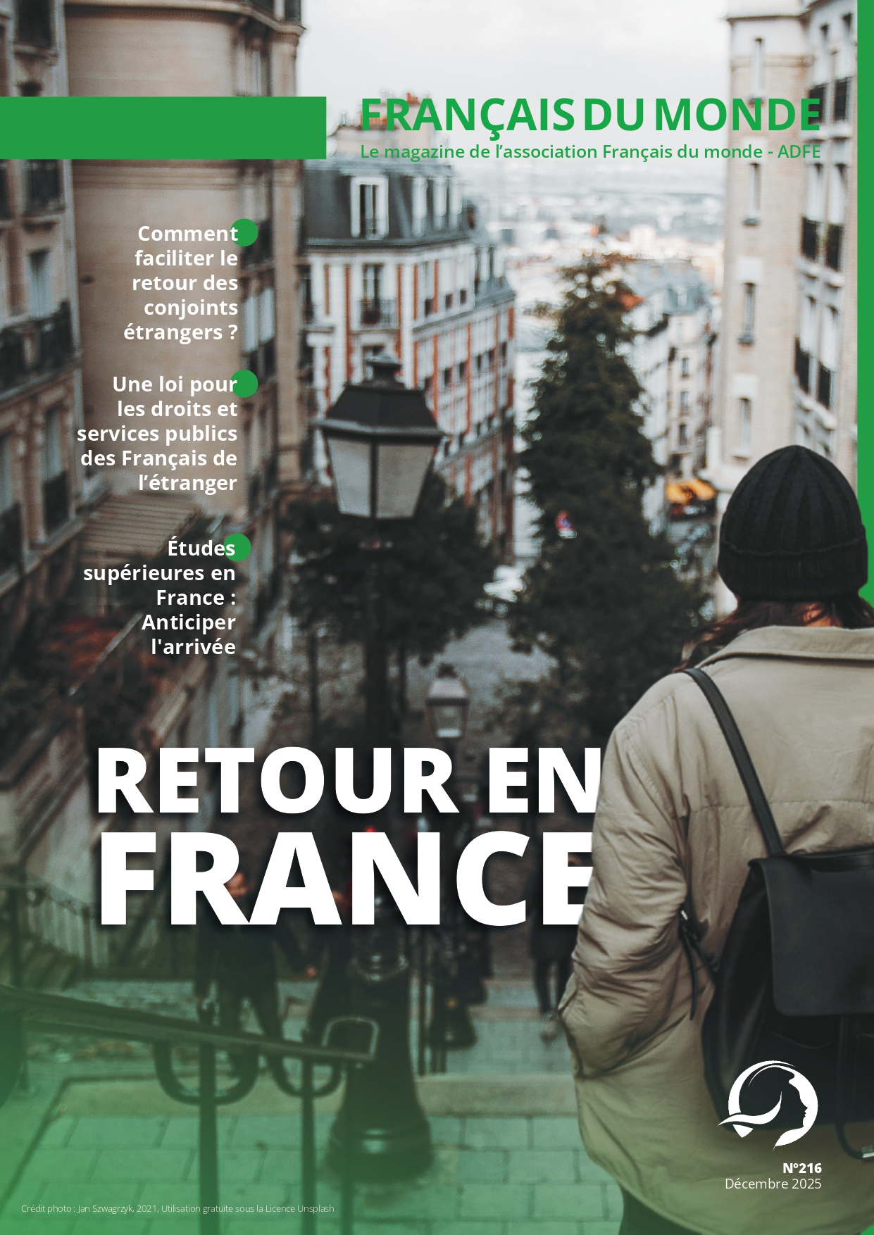 Français du monde N°216 - Retour en France Français du monde N°216 - Retour en France