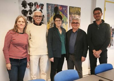 Carole Coupez, Jean-Louis Sabatié, Anne-Marie Harster, Jaime Peypoch, Stéphane Arnoux - Solidarité Laïque