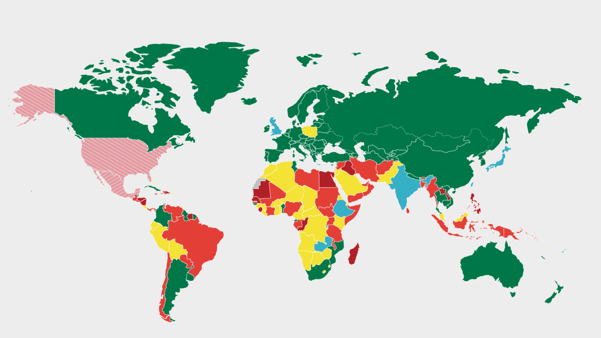 Carte mondiale des lois sur l'avortement, nouvelle version du 26 septembre 2023