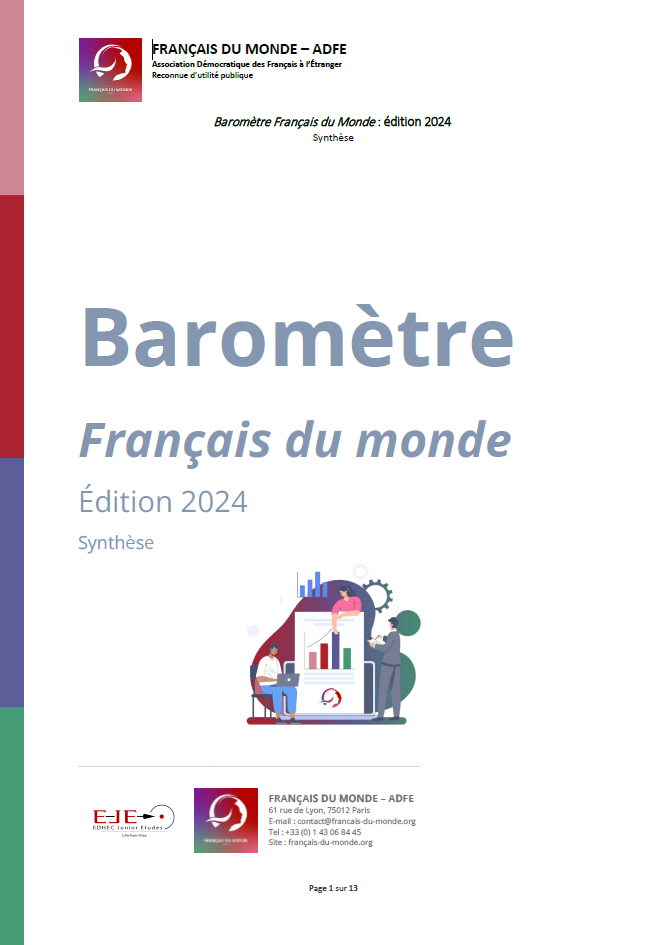 Baromètre Français du monde 2024 (Synthèse)