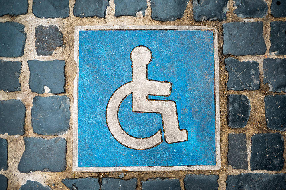 Place pour handicapés