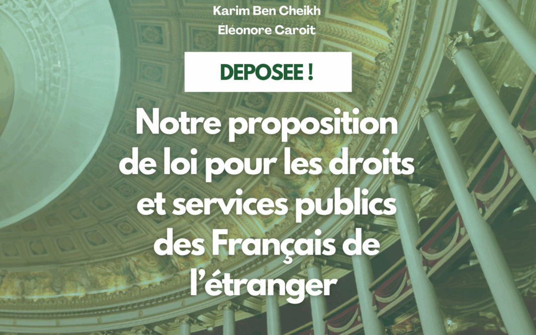 Une proposition de loi pour les droits et services publics Français de l’étranger : vers une reconnaissance pleine et entière