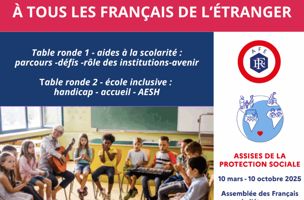Assises de la protection sociale : un webinaire pour repenser l’accès à l’enseignement des Français de l’étranger