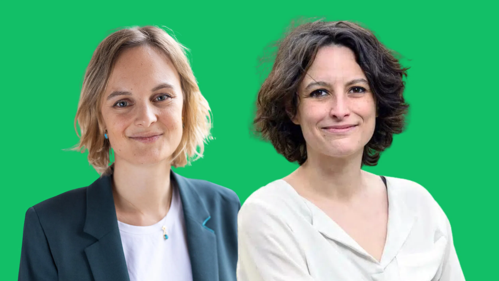 Mathilde Ollivier et Mélanie Vogel