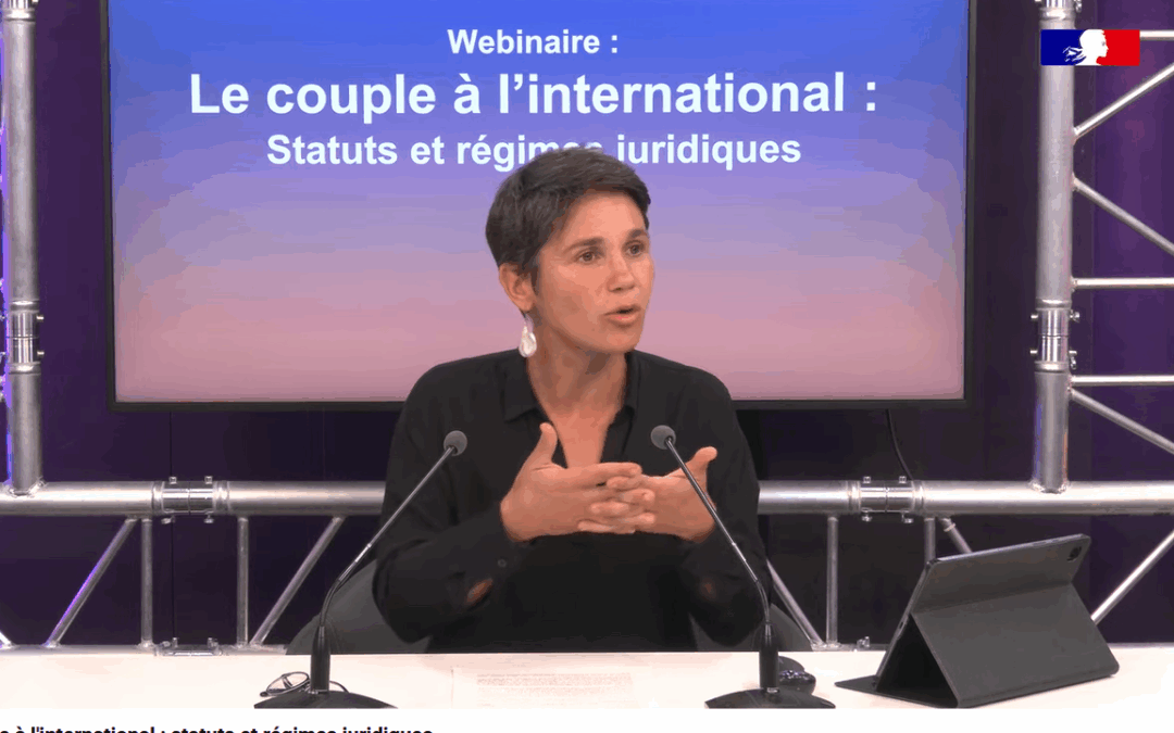 Webinaire : Le couple à l’international – Statuts et régimes juridiques
