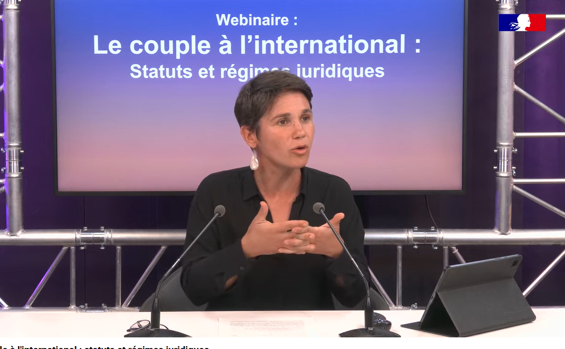 Webinaire : Le couple à l’international – Statuts et régimes juridiques Webinaire : Le couple à l'international - Statuts et régimes juridiques
