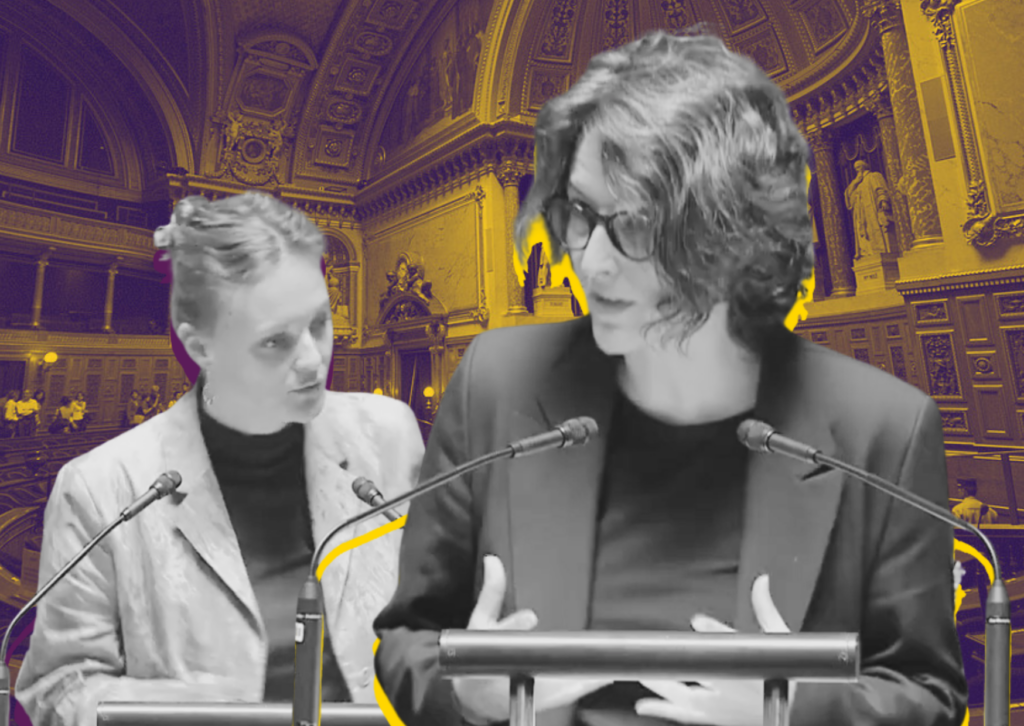 Mathilde Ollivier et Mélanie Vogel